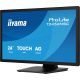 22. iiyama ProLite T2452MSC-B2AG computer monitor 61 cm (24") 1920 x 1080 px Full HD LED Touchscreen Black