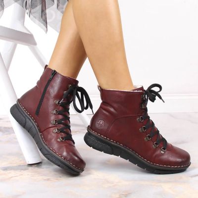 Comfortable insulated ankle boots Rieker W RKR559