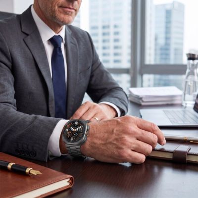5. Tech-Protect Stainless Steel Bracelet for Samsung Galaxy Watch Ultra 47mm - Black
