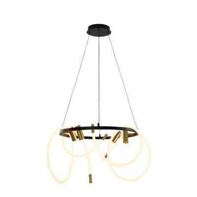 Tigris Coil 4000K Gold LED Pendant Lamp