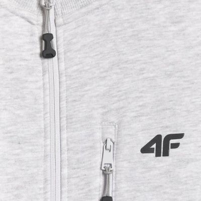 4. Men's sweatshirt 4F M2547 cool light gray melange 4FWMM00TSWSM2547 27M