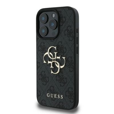 2. Guess 4G Big Logo Case for iPhone 16 Pro - Black