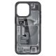 4. Spigen Ultra Hybrid Mag Case with MagSafe for iPhone 15 Pro - Dark Gray (Zero One Pattern)