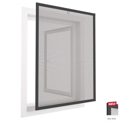 56. MOSQUITO NET WINDOW ALU 100X120 ANTHRACITE