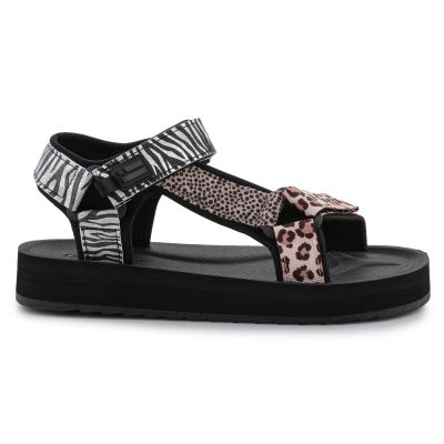 11. D. Franklin Forest High Strips Animal Print W Sandals DFSH404002-ABLA