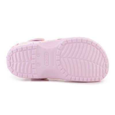 7. CROCS CLASSIC VDAY CLOG KIDS PINK MILK/HEARTS 209754-7CI