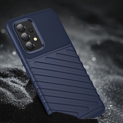 5. Thunder Case flexible armored cover for Samsung Galaxy A53 5G blue