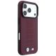 4. BMW M Blue Perfo Metal Logo MagSafe Case for iPhone 18 Pro / 17 Pro - Burgundy