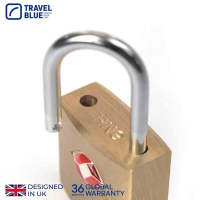 3. TRAVEL BLUE TSA LUGGAGE PADLOCK