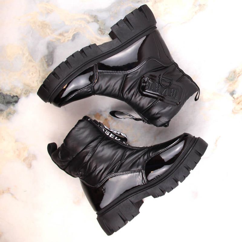 14. Filippo W PAW498A insulated zipper snow boots, black