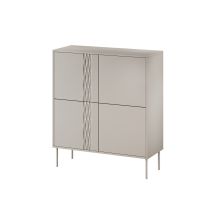 4D TRESSE chest of drawers 100x40x110 cashmere matt