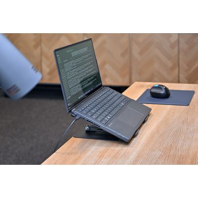 21. MEDIA-TECH ADJUSTABLE, ROTATABLE, ERGONOMIC LAPTOP STAND ROTO MT2662