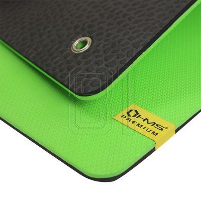 26. Club fitness mat with holes HMS Premium MFK01 Green-Black