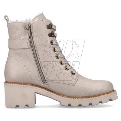 9. Comfortable, insulated leather boots Remonte W RKR615, beige