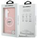 8. Karl Lagerfeld IML Repeated Choupette MagSafe Case for Samsung Galaxy S26 - Pink