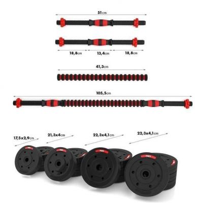 2. Composite Barbell 2in1 SGP40 HMS 40 kg
