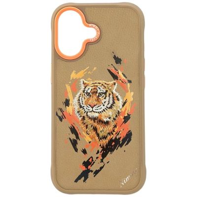 Nimmy Tiger MagSafe case for iPhone 17 - light brown