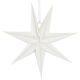 2. PAPER STAR DECORATION 30 CM 7-POINT WHITE SASKA GIFT & DECOR