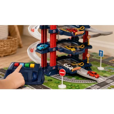 9. Extralink KIDS Car Park Garage with Electric Lift, Toy Cars for Children