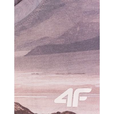 6. Men's regular printed T-shirt 4F 4FRSS26TTSHM4229-83A