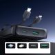9. Joyroom JR-PBF19 22.5W 10000mAh Powerbank with Two Built-in Cables - Black