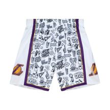 Mitchell & Ness NBA Los Angeles Lakers Doodle Shorts