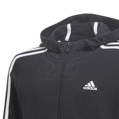 8. Adidas Essentials 3S Full-zip Hoodie Jr GQ8356