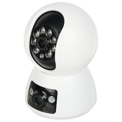 APTI-W21A1-TUYA Tuya Smart Wi-Fi Dual Indoor Pan & Tilt IP Camera, - 1080p 2 X 3.6 mm