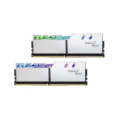 2. G.SKILL TRIDENTZ ROYAL RGB DDR4 2X16GB 3600MHZ CL18 XMP2 SILVER F4-3600C18D-32GTRS
