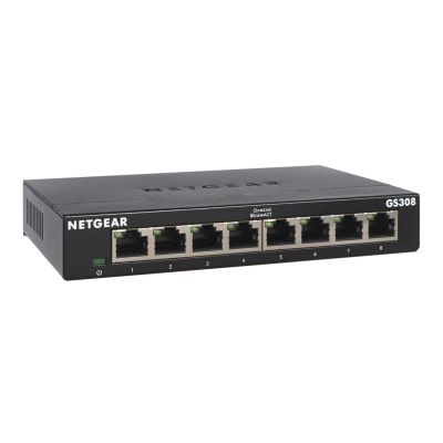 5. Netgear GS308-300PES 8p Unmanaged Gigabit Switch