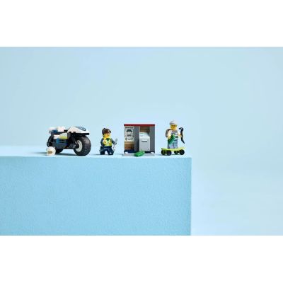8. LEGO City 60455 Police Motorcycle Chase