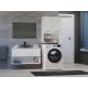 4. Washing machine cabinet POLA MINI DK 64x30xH90 white