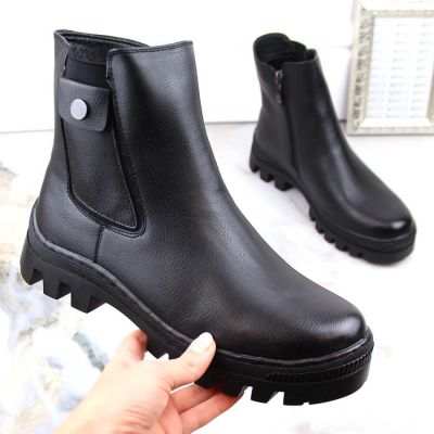 2. Insulated ankle boots with pocket Potocki W WOL186 black
