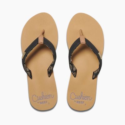 4. Reef Cushion Sandes Flip-Flops W RF0A3YOW-BTA