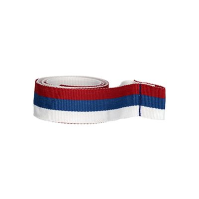 20 mm ribbon - white, blue, and red