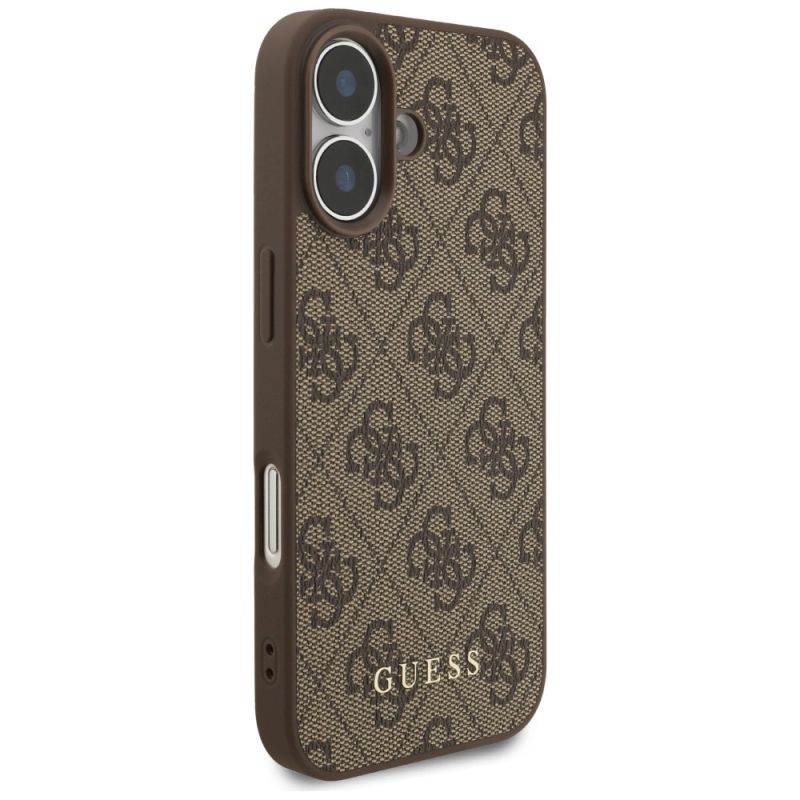 4. Guess 4G Classic Case for iPhone 17 - Brown