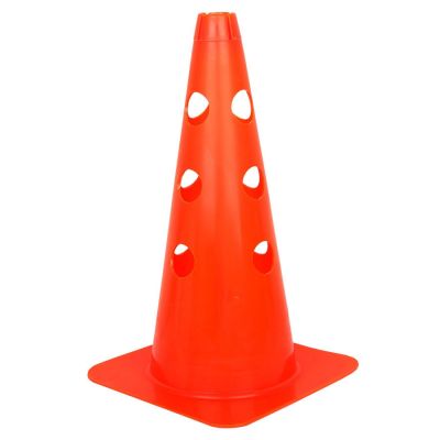 2. Traffic cone with holes 37.5 cm orange