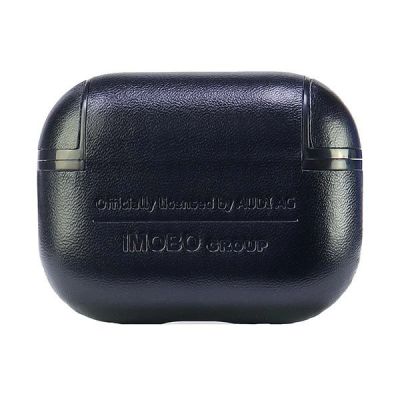 5. Audi Leather Big Logo AirPods Pro 2 cover black/black AU-APP2-GT/D3-BK