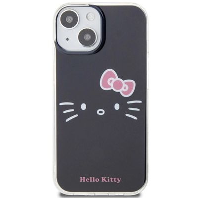 3. Hello Kitty IML Kitty Face case for iPhone 15 - black