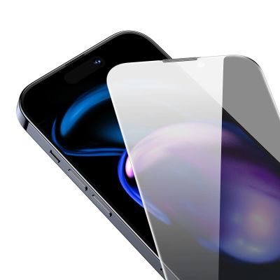 5. Baseus Privacy Tempered Glass for iPhone 14 Pro Full Screen 0.4mm Privacy Filter Anti Spy + Mounting Kit