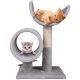 6. CAT SCRATCHING POST WITH TWO BEDROOMS 50CM