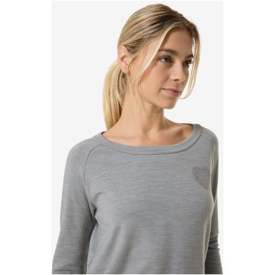 Women’s SUPER.NATURAL W Little Heartwood Crew Sweatshirt, Grey