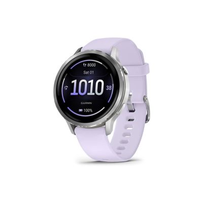 19. GARMIN Venu 4 41mm Gray Silver Periwinkle Smartwatch
