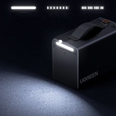 6. Ugreen 150 PSI 12V Electric Car Tire Pump with Digital Display - Gray