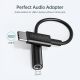 7. Choetech AUX003 USB-C / DC 3.5mm audio adapter - black