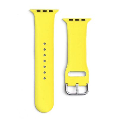 Silicone Strap APS for Apple Watch 38/40/41mm Strap Watch Bracelet - Yellow