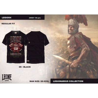 2. Men's T-shirt LEONE LEGIO04 black "XL"
