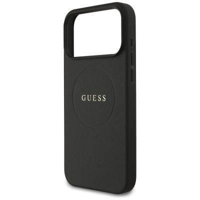 6. Guess Grained Ring MagSafe case for iPhone 17 Pro Max - black