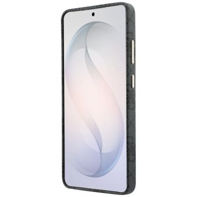 5. Guess 4G Rhinestone Round Logo MagSafe Case for Samsung Galaxy S26 Ultra - Black