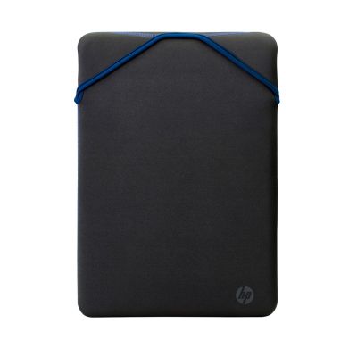 HP Reversible Protective Blue Laptop Sleeve for 14.1" Notebook, Black and Blue 2F1X4AA